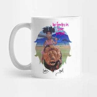 Lion girl Mug